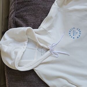 Magnolia White Sweatshirt Hoodie Casual Comfort